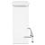 Acosta Rectangular Bar Unit with Footrest and Glass Side Panels