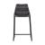 Marquise Fabric Counter Height Stool with Metal Base