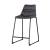 Marquise Fabric Counter Height Stool with Metal Base