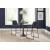 Marquise Fabric Counter Height Stool with Metal Base