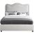 Felix Linen Fabric Queen Size Bed