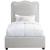 Felix Linen Fabric Twin Size Bed