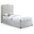 Felix Linen Fabric Twin Size Bed