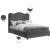 Felix Linen Fabric Full Size Bed