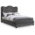 Felix Linen Fabric Queen Size Bed