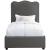 Felix Linen Fabric Twin Size Bed