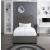 Felix Linen Fabric Twin Size Bed