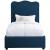 Felix Linen Fabric Twin Size Bed