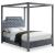 Rowan Velvet King Size Bed