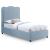 Felix Linen Fabric Twin Size Bed