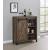 Arlington Wood Veneer Bar Cabinet with Sliding Door