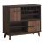 Ezekiel Wood Veneer Wine Cabinet with 2 Sliding Doors