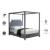 Rowan Velvet Queen Size Bed