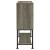 Claremont Wood Veneer Sliding Door Bar Cabinet with Lower Shelf