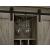 Claremont Wood Veneer Sliding Door Bar Cabinet with Lower Shelf