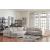 Next-Gen Gaucho 6-Piece Faux Nubuck Leather U-Shaped Sectional Sofa w/Left Arm Facing Chaise