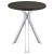 Edgerton Round Wood Veneer Top Bar Table