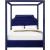 Rowan Velvet Queen Size Bed