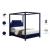 Rowan Velvet Bed