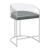 Thermosolis Acrylic Back Counter Stool with Chrome Base 
