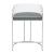 Thermosolis Acrylic Back Counter Stool with Chrome Base 