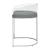 Thermosolis Acrylic Back Counter Stool with Chrome Base 
