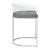 Thermosolis Acrylic Back Counter Stool with Chrome Base 