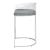 Thermosolis Acrylic Back Bar Stool with Chrome Base 