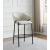 Chadwick Sloped Arm Fabric Bar Stool with Metal Base