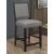 Bedford Fabric Open Back Counter Stool with Footrest