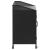 Arlette Wood Veneer Wine Cabinet with Wire Mesh Doors