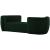 Hilton Boucle Fabric Chaise Lounge