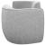 Hilton Boucle Fabric Chaise Lounge
