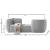 Hilton Boucle Fabric Chaise Lounge