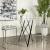 Bexter Faux Marble Round Top Bar Table