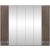 Platinum 6-Door Wardrobe w/Mirror