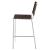 Adelaide Leatherette Counter Height Stool with Open Back