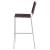 Adelaide Leatherette Bar Height Stool with Open Back