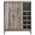 Cheyenne 2-door Wood Veneer Wine Cabinet with Stemware Rack