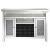 Melinda Mirrored 2-Door Wine Cabinet with Lighting