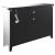 Melinda Mirrored 2-Door Wine Cabinet with Lighting