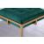 Nadia Square Padded Velvet Seat Backless Counter Stool with Metal Base