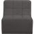 Relax Velvet Modular Armless Chair