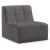 Relax Velvet Modular Armless Chair
