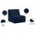 Relax Velvet Modular Armless Chair