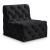 Tuft Velvet Modular Armless Chair