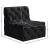 Tuft Velvet Modular Armless Chair