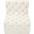 Tuft Velvet Modular Armless Chair