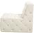 Tuft Velvet Modular Armless Chair