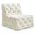 Tuft Velvet Modular Armless Chair